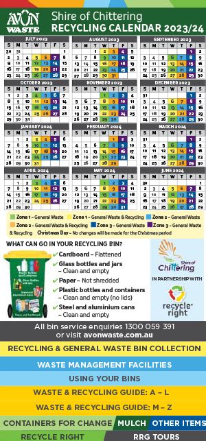 Resource Recovery Calendar 2024/25 .